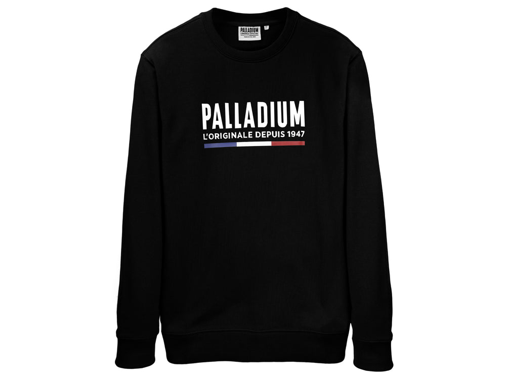 Sudaderas Palladium PALLADIUM CREW NECK2 Mujer Negras | Costa Rica-64291